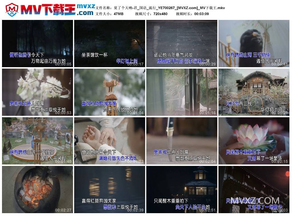 夏了个天呐-君_国语_流行_YE700267